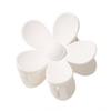 Ecarla Hair Clip Flower Pastel White Sp152B