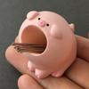 Cute Small Pen Pencil Needle Storage Case Holder Kawaii Resin Animal Paper Clip Toothbrush Mini Organizer Office Desk Decor