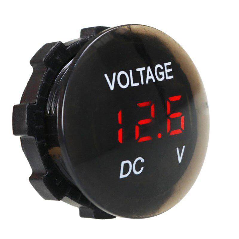 DC 12V-24V Digital Panel Voltmeter Voltage Meter Tester Led Display For Car Auto Motorcycle Boat ATV Truck Refit Accessories