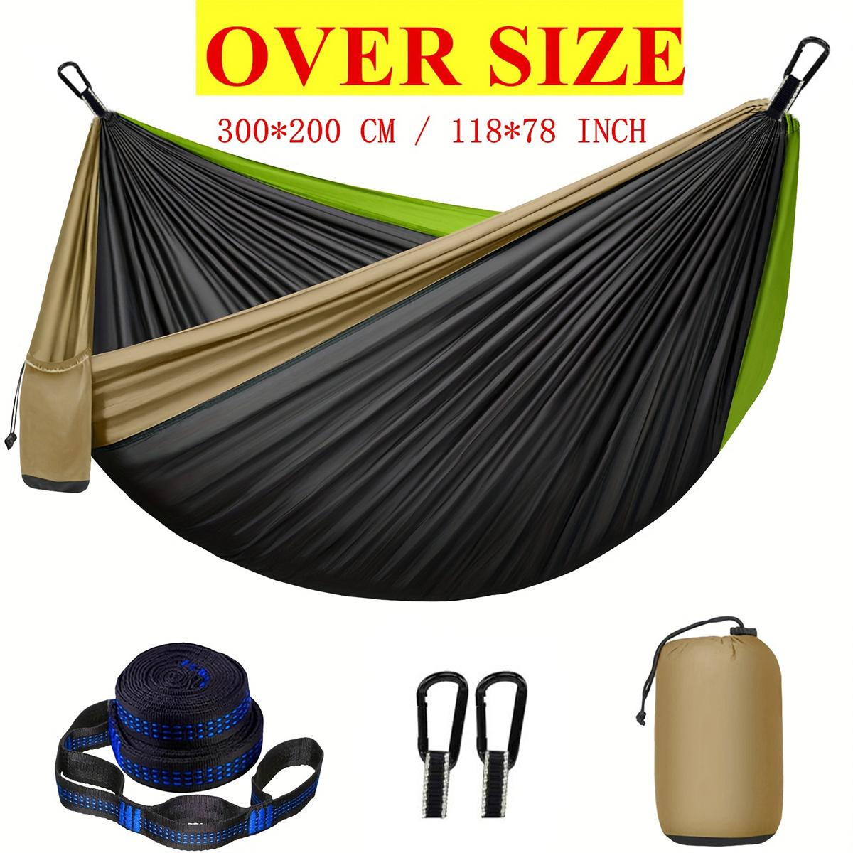 

Hammock outdoor nylon parachute cloth hammock leisure swing chair camping single double multi-color