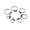 50pcs Stainless Steel Hose Clamp Kit, 1/4" To 1-1/8" T-Bolt, Worm Gear Design, Secure Clamp for Plumbing & Automotive, Metal, Ring Shaped