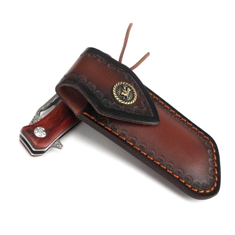 Fashion Leathers Knife Covers Folding Knife Pouches Leathers Sheath Tool Small