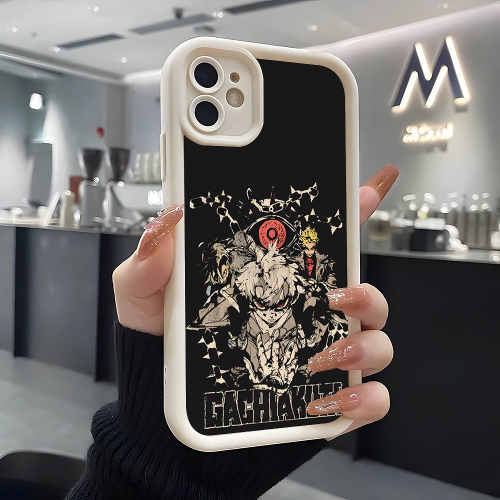 Anime A-Gachiakuta Phone Case For IPhone Air 17 Pro Max 16 E 15 14 Pro Max 13 12 11 Mini Plus Soft Silicone White Cover