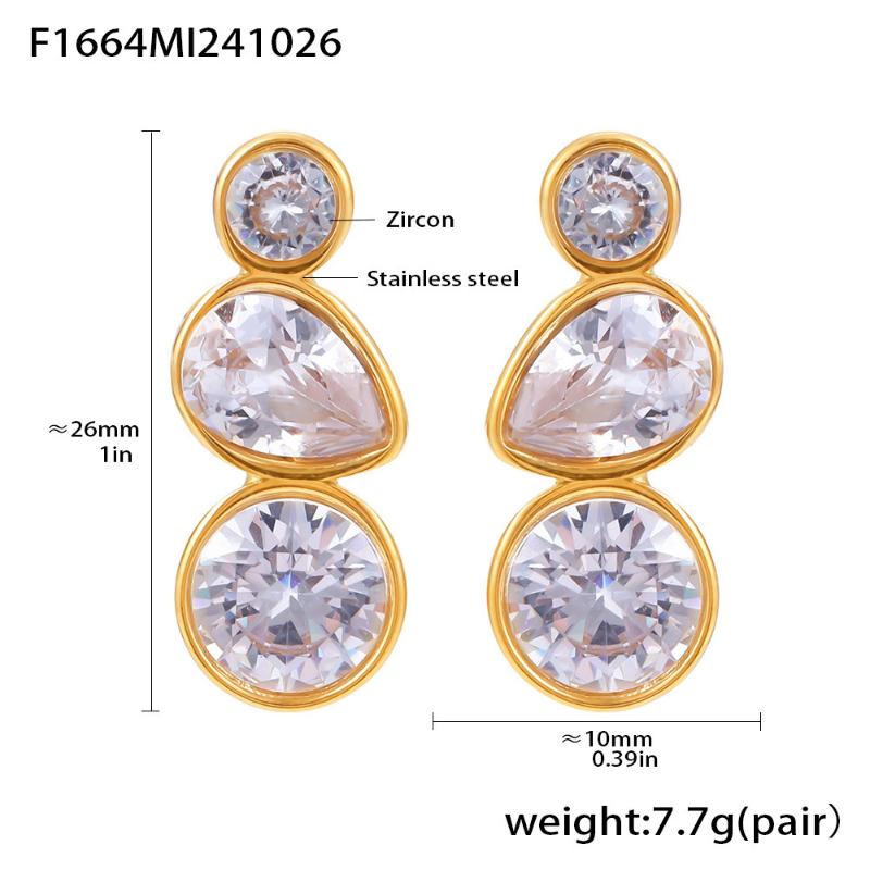 Fashion Women s Drop Earrings European American INS Style Anti-allergy Lightweight Jewelry for Office Date Party Gift золотистый