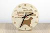 Welsh Springer Spaniel, Welsh Springer, Welsh Starter - clock with dog, wooden clock with engraving, personalised clock by Art-Dog