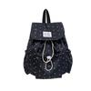 Lightweight Drawstring Backpack College Style Korean Style Nylon Backpack Large Capacity Cloth Students School Bag Travel