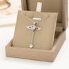 Fluttering Heart Wing Tassel Necklace Light Luxury Collarbone Chain for Women