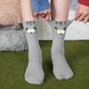 Elastic Calico Cat Socks Breathable Tuxedo Cat Socks Whimsical Pouty Kitty Socks  All Seasons