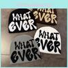 Lettered Ever What Knit Cap Unisex Cold Weather Outdoor Sport Daily Wear Travel