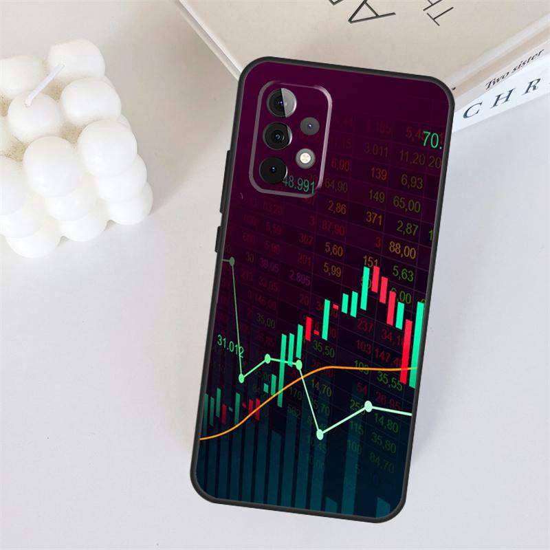 Day Trading Day Trader For Samsung Galaxy A55 A35 A15 A36 A56 A26 A16 A22 A32 A52 A54 A34 A53 A33 A13 A06 A05 Case