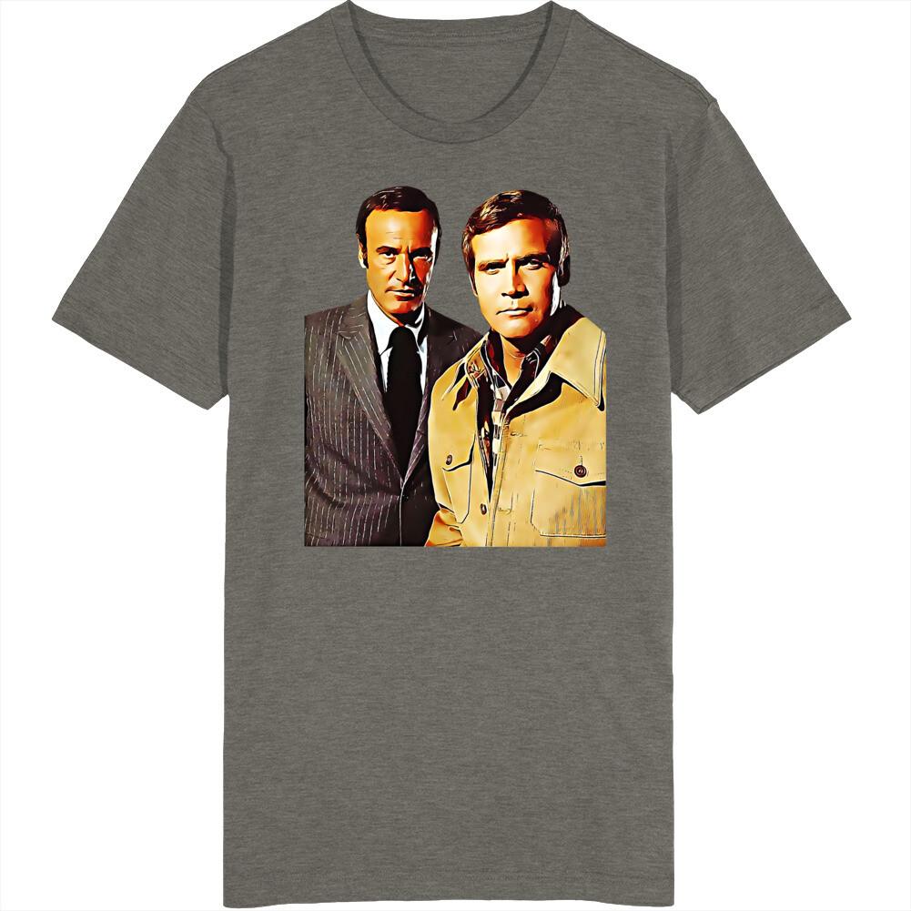 The Six Million Dollar Man Steve Austin Oscar Goldman T Shirt