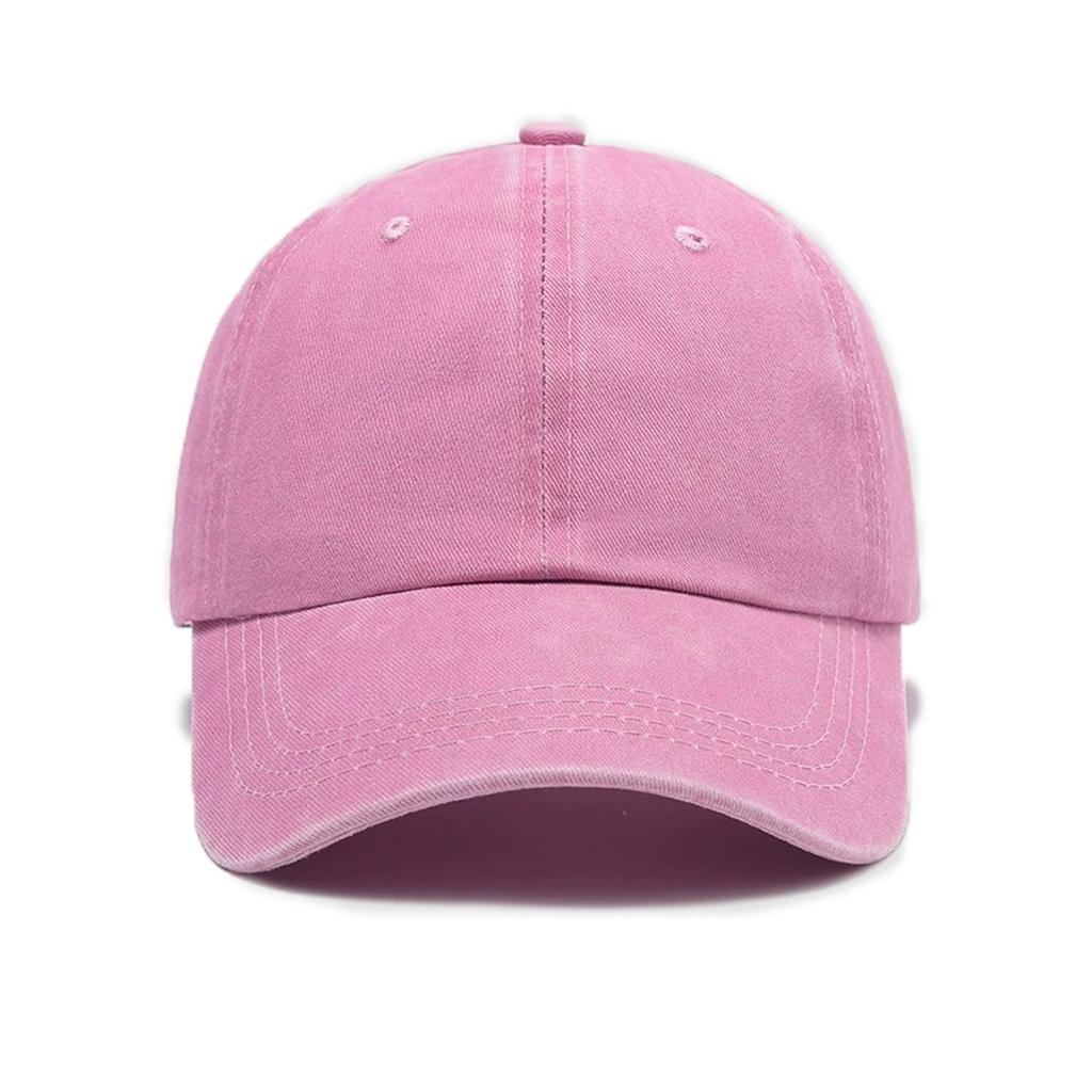 Sunscreen Water Washed MEN'S Baseball Cap with a Small Face, Retro Distressed and Versatile Trendy Duck Tongue Hat, MEN'S Big He