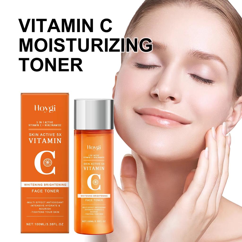 Yüz için C Vitamini Aydınlatıcı Tonik Niasinamid ile Nemlendirici Yüz Toniği Kuru Hassas Cilt Pürüzsüz Işıltılı Cilt 100ml