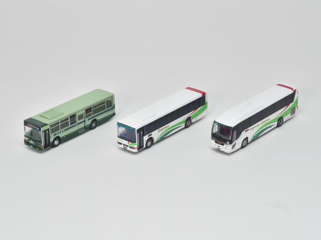The Bus Collection Bus Collection Tono Railway 80th Anniversary Set of 3 Diorama Supplies