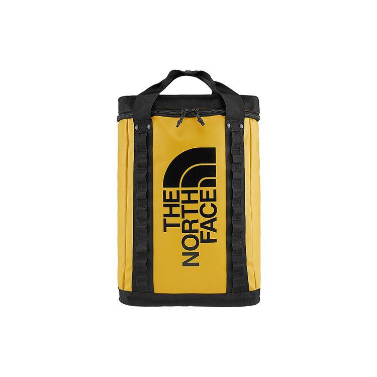 The North Face 26L Large Logo Printed Zipper Backpack Unisex Backpack Yellow 3KYF-LR0 Yellow