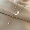 Custom 316 Stainless Steel Jewelry Gold Plated Butterfly Heart Bow Pendant Simple Zircon Necklace Jewelry for Women