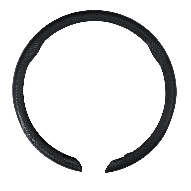 Universal Carbon Fiber Steering Wheel Cover - Non-Slip, Ultra-Thin, Comfortable Grip for All Seasons