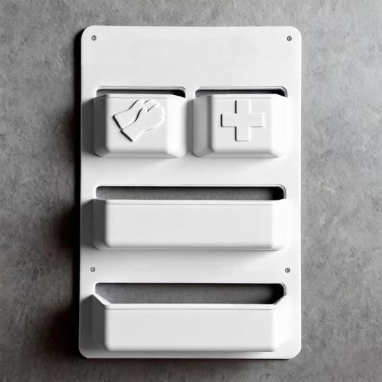 RV Storage Box Multi-Compartment Door Organizer for RV Doors No Drilling Installation Waterproof Scratch-Resistant RV Interior Storage Accessory