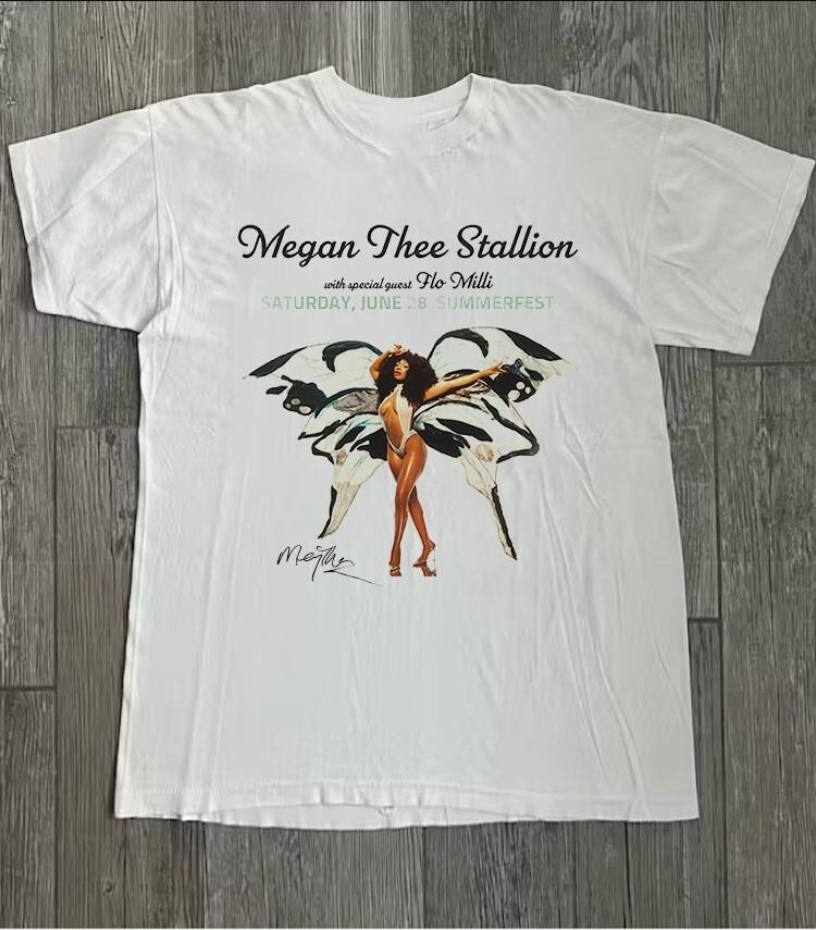 Футболка Megan Thee Stallion Summerfest 2025 Взрослая S - 2345XL BT1575 Унисекс S