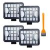 4 Piece Vacuum Filter Replacement Pack Compatible with For Bosch GAS 18V 1 Includes Cleaning Brush and Fits Listed Part Numbers