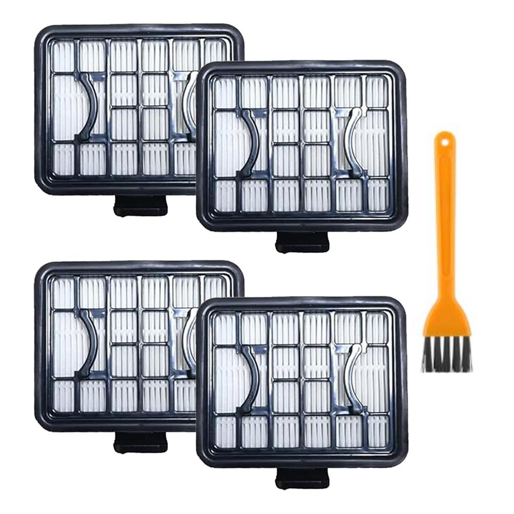 4 Piece Vacuum Filter Replacement Pack Compatible with For Bosch GAS 18V 1 Includes Cleaning Brush and Fits Listed Part Numbers