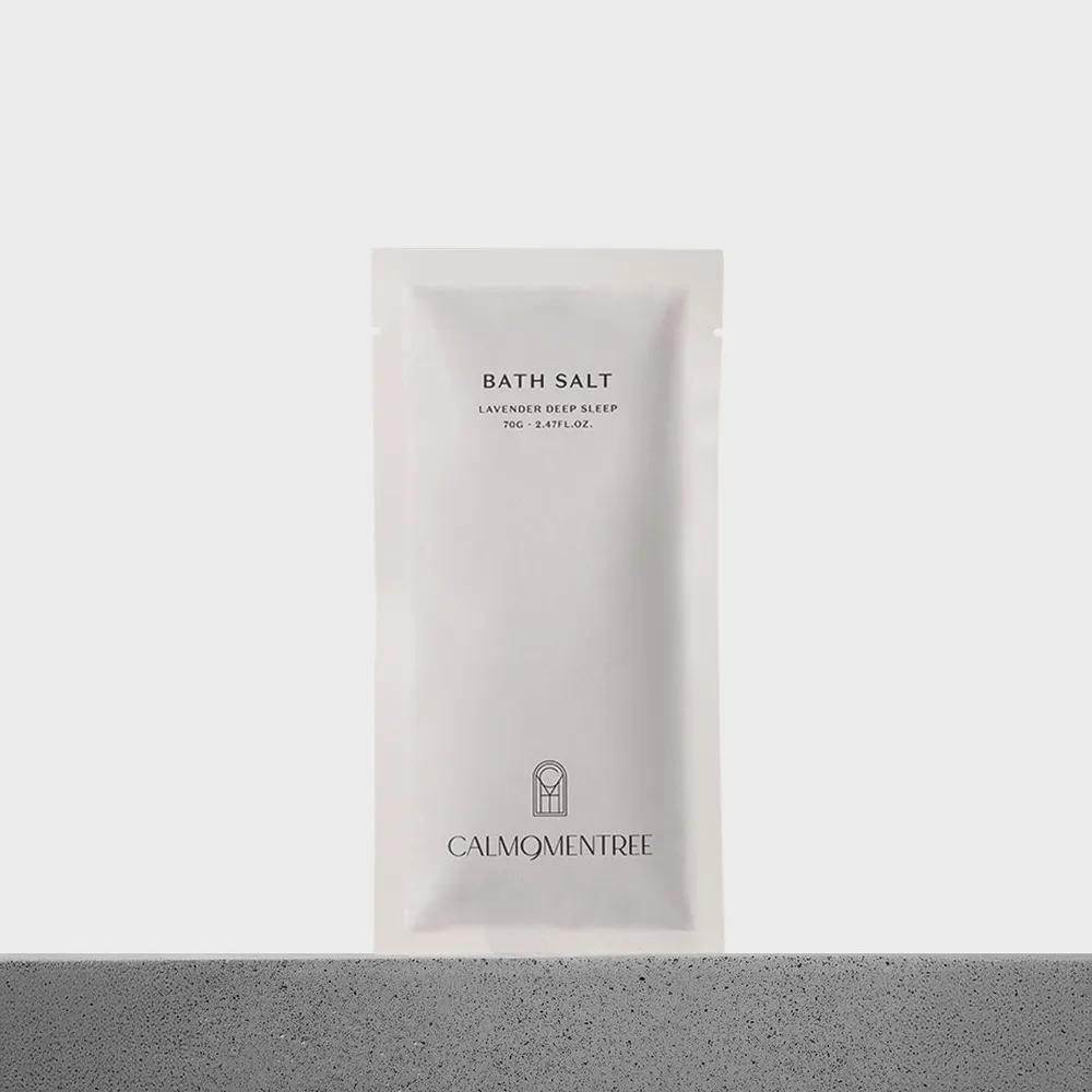 CALMOMENTREE Lavender Deep Sleep Bath Salt 70g / Natural Scent Himalaya Salt Deep Sleep Fatigue Recovery