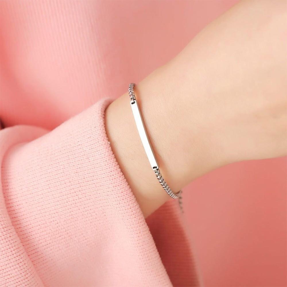 2Pcs Classic Simple Couple Bangle Adjustable Hand Bracelet Jewelry  Christian Gifts