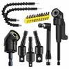 GeiBei 105° Bend Screwdriver Direction Changer with Hex Shank for Electric Drills