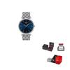 TISSOT Quartz Movement 50 meter Water Resistance Men's Watches Watch 40mm Blue Dial Stainless Steel Case T143.410.11.041.00