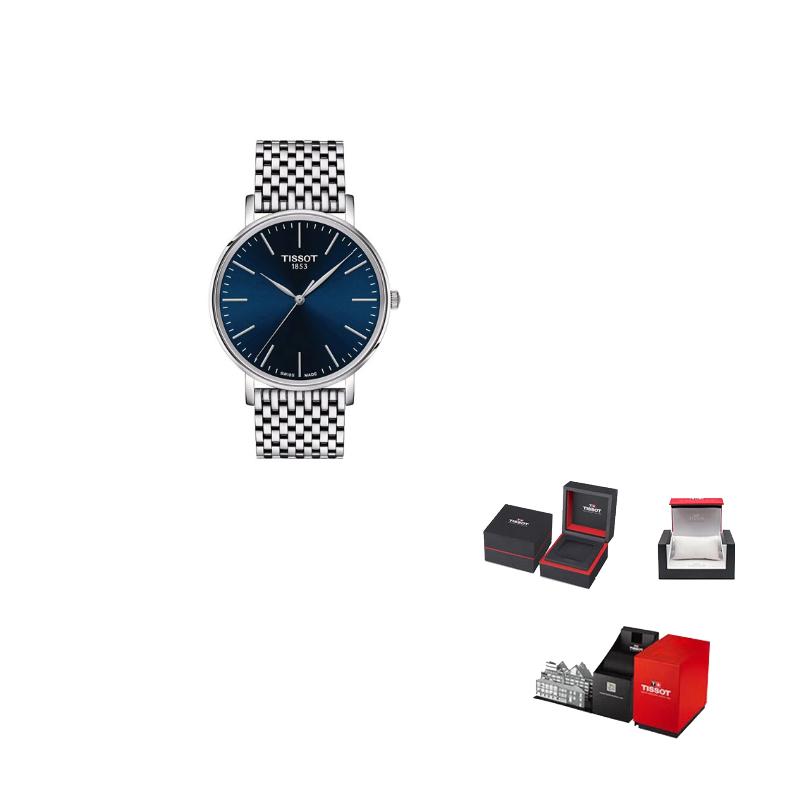 

TISSOT Quartz Movement 50 meter Water Resistance Men s Watches Watch 40mm Blue Dial Stainless Steel Case T143.410.11.041.00 Blue Dial