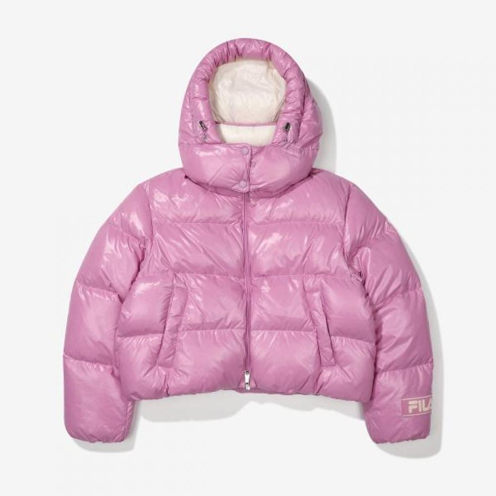 

Короткая стеганая куртка Fila с капюшоном и гусиным пухом LAVENDE/085