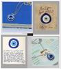 Vinatge Turkish Blue Evil Eye Pendant Necklace Amulet Lucky CharmJewerly