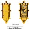 Gold Leaf 999 Pure Gold Lucky Cat Mobile Sticker – Princess Edition for Prosperity and Good Fortune