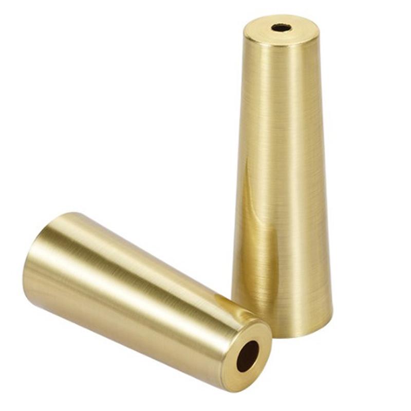 Foot Solid Brushed Iron Table Chair Cylinder Cap Protect Decor Bottom Safe Pad