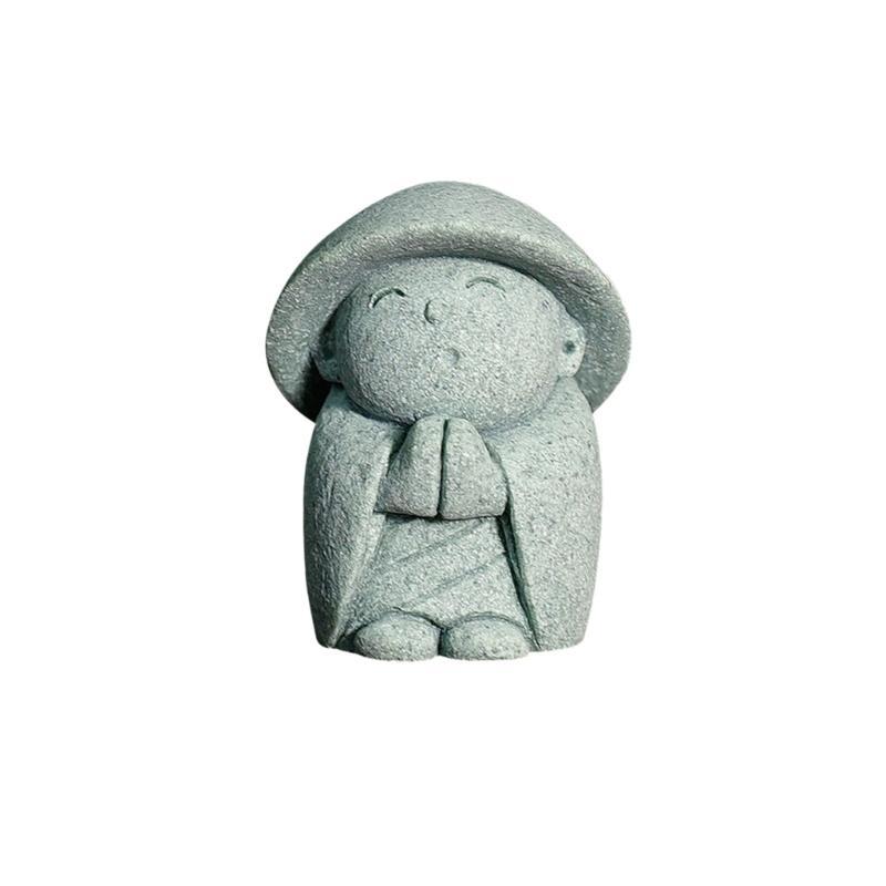  Jizo Monk Statue Figurine Hideouts FishTank Decorations for Aquariums