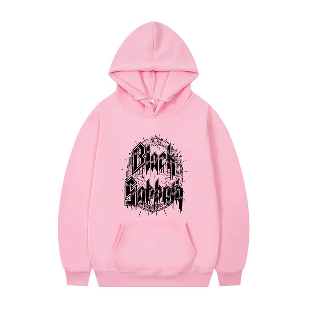 90s Heavy Metal Rock Band Black Sabbath Hoodie Ozzy Osbourne Sweatshirt Men Women's Fashion Vintage Oversized Pullover Hoodies