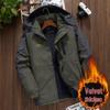 Men's Winter Plus Velvet Cotton Coat - Thick, Warm, Windproof & Waterproof Casual Windbreaker Jacket