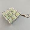 9 Keys Mechanical Switch Fidget Toy Keychain Silent Keyboard Button Stress Relief Toys Bag Pendant Car Key Holder Creative Gifts