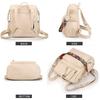 Umwandelbare Rucksack-Handtaschen aus Premium-Leder für Damen