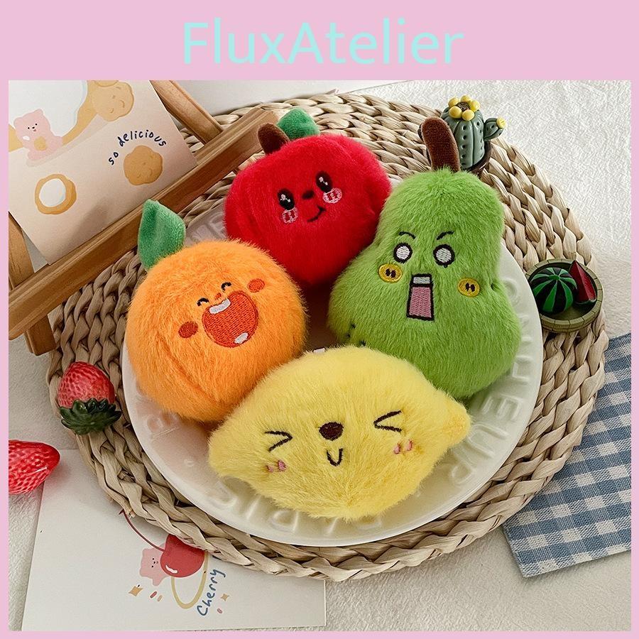 Cherry Mini Watermelon Fruit Plush Doll Keyring Girls Gifts Bag Decor Pendant