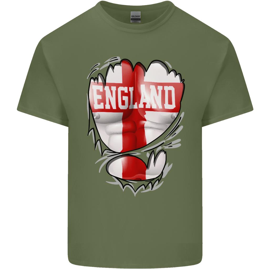 Gym St Georges Cross English Flag England Unisexs Light Cotton TShirt