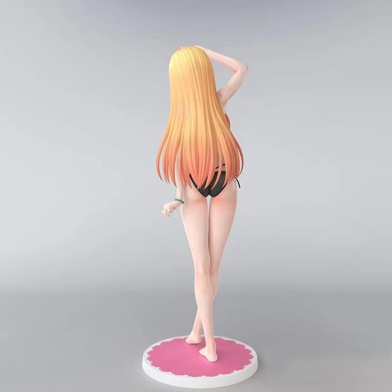 23cm Anime Kitagawa Marin Figure Kawaii Cos Sexy Swimsuit Standing pose Action Figure Doll PVC Collection Model Toys Gifts