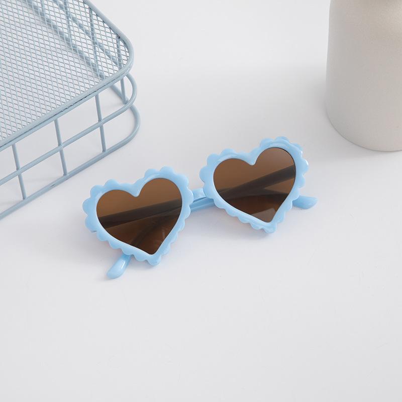Kinder-Sonnenbrillen, UV-Schutz-Sonnenbrillen für Jungen und Mädchen, Süße Mädchen-Pfirsichherz-Kinderbrillenfabrik