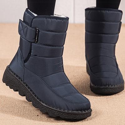 Fashion Women's Boots Lightweight Snow Boots For Winter Shoes Women Heeled Elegant Winter Boots Fur Platform Female Winter Footwear