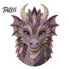 Kit de Patchwork Dragon à Coudre DIY Prêt à l'Emploi, Patron Craft Matériaux de Bricolage Professionnels Projet de Couture pour Adultes, Décoration d'Intérieur Faite à la Main