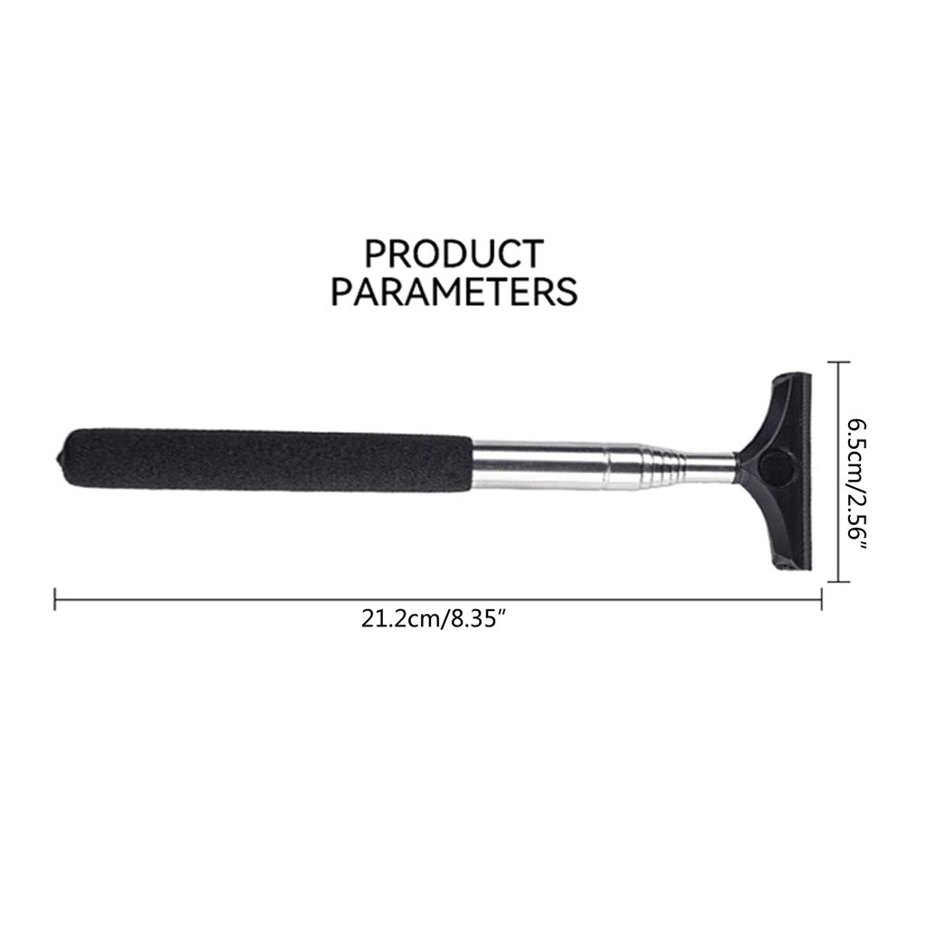 Car Side Mirror Squeegee Car Mirror Squeegee Portable Car Squeegee Car Rearview Mirror Wiper Telescopic 98cm Long Handle