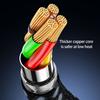 Fast Charging Aluminum USB C To USB A Charging Cord Soft Braided For Watches Power Cord