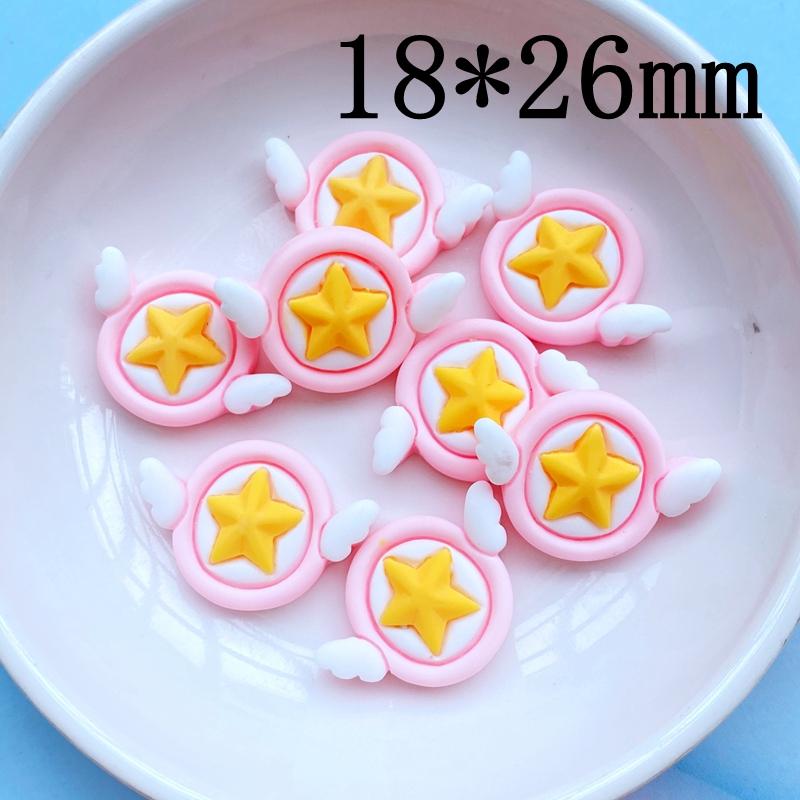 10Pcs New Cute Mini Lovely Envelope Wings Flat Back Resin Cabochons Scrapbooking DIY Jewelry Craft Decoration Accessorie