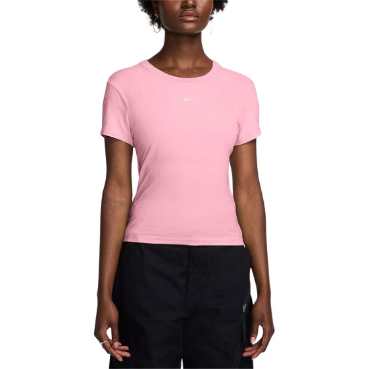 New Nike Regular T Shirt Women's Pink FV5509-690
