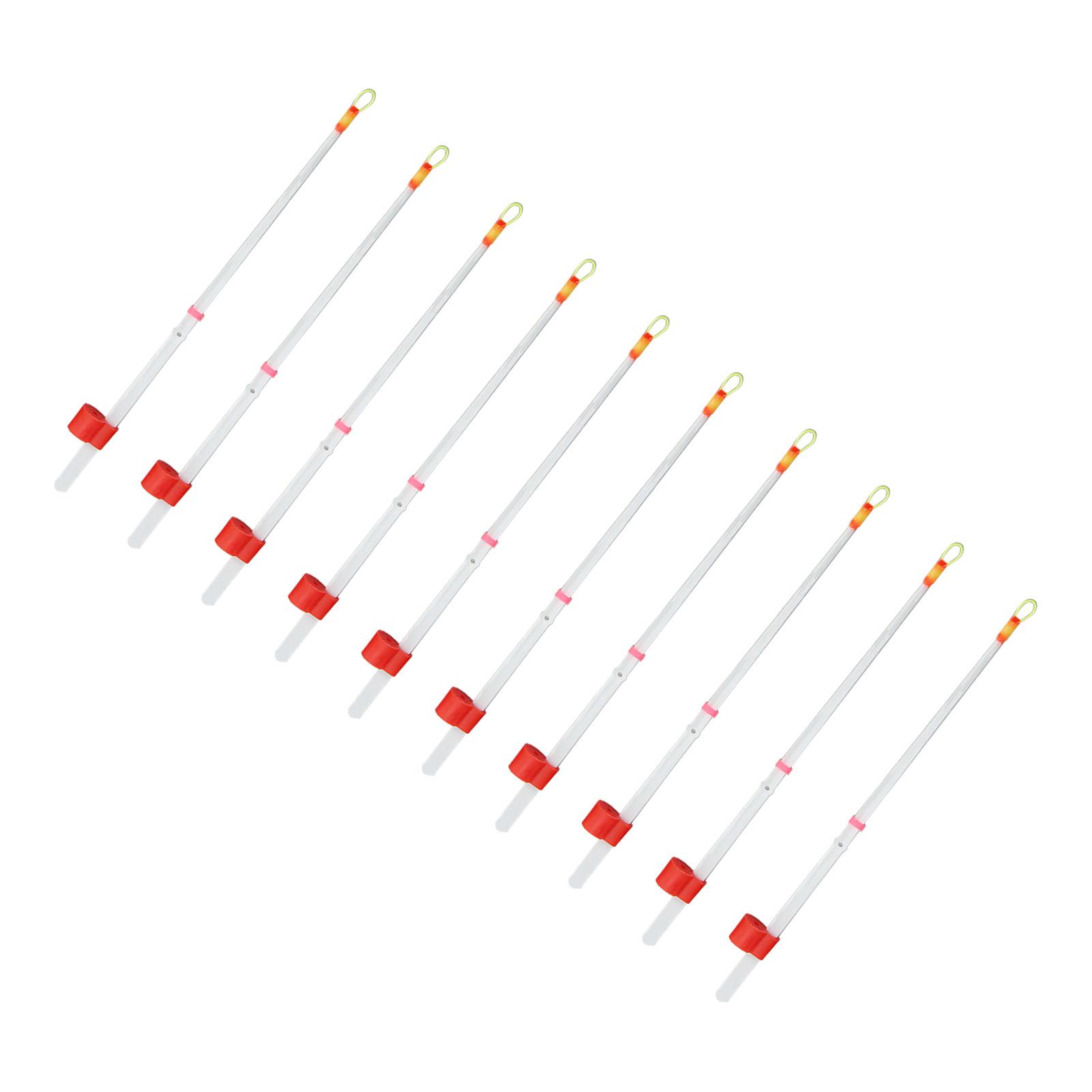 

10 шт. Мини зимняя удочка для подледной рыбалки Верхний кончик Зимние рыболовные снасти Вспомогательное оборудование Инструмент 130 мм